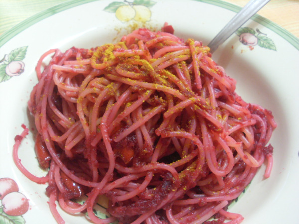 Spaghetti in Rosso