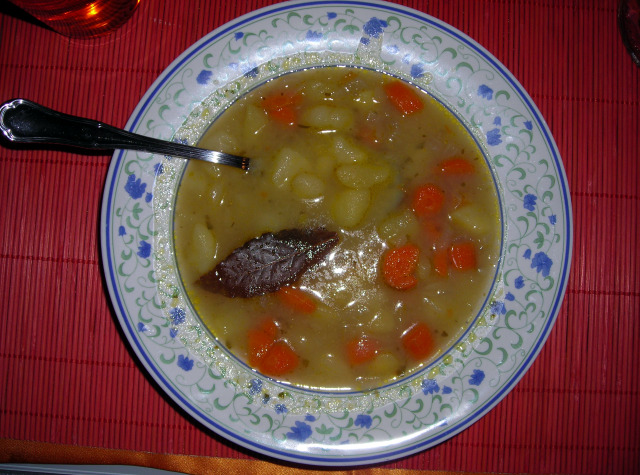 Zuppa patate e carote