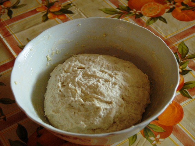 Pane alla cipolla impasto